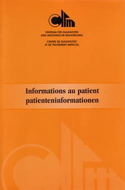 Informations au patient - Centre médical